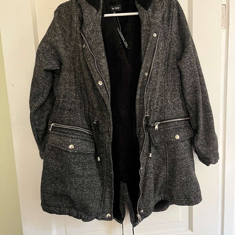 Paper Tee Charcoal Utility Jacket